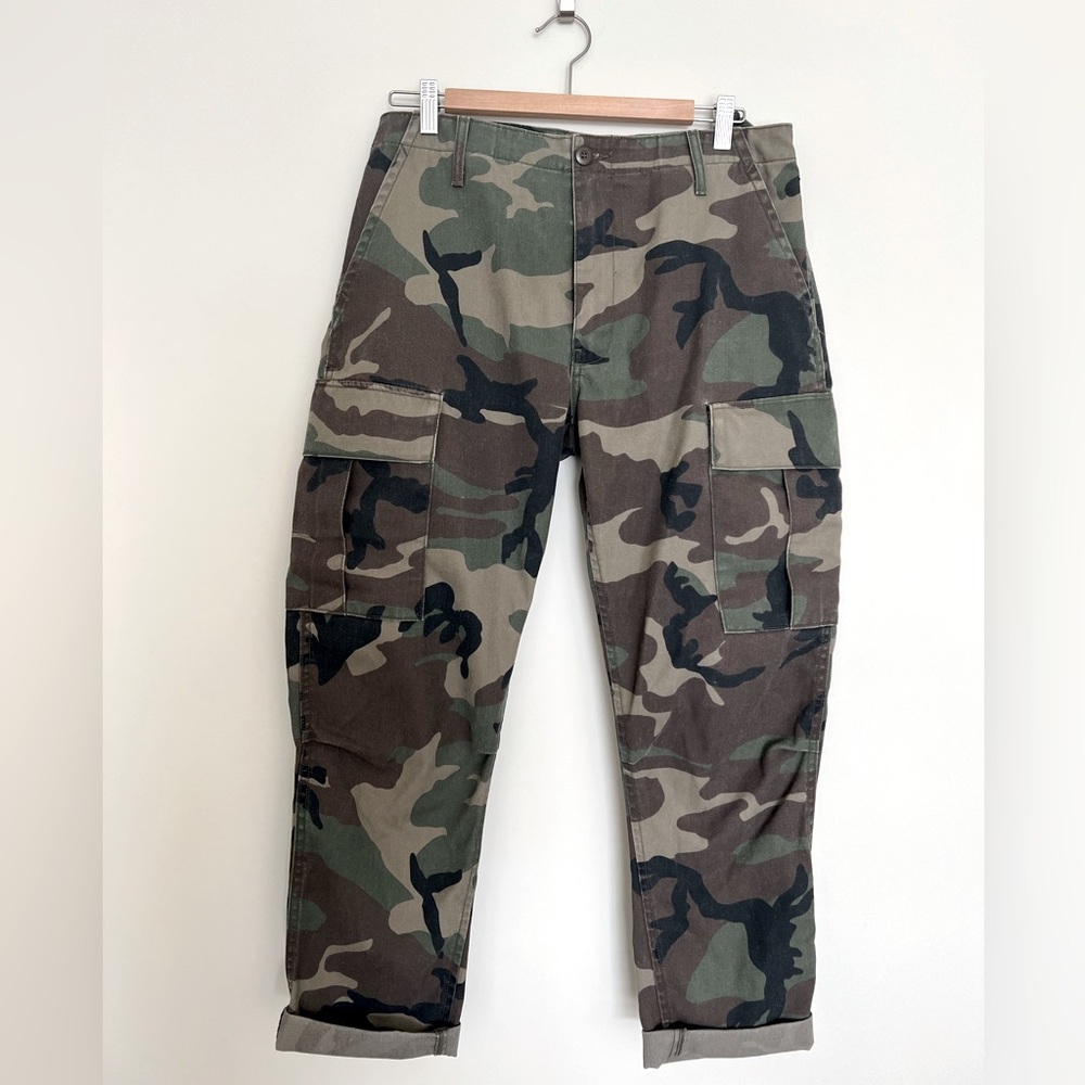 Re/Done Camo Cargo Pants 29